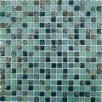 Стеклянная Мозаика Bonaparte Sea Drops (8x15x15) 30x30
