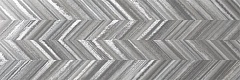 Керамическая плитка Ibero Cromat One Dec Fold Grey Настенная 25х75