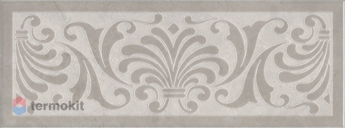 Керамическая плитка Kerama Marazzi Монсанту HGD/B499/15147 Декор 1 серый светлый 15х40