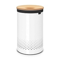 Бак для белья Brabantia с пробковой крышкой 60 л белый 104404