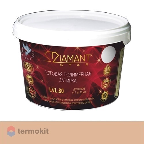 Затирка Диамант полимерная Diamant Star 811 светло-коричневый (2 кг)
