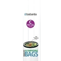 Биоразлагаемые мешки для мусора Brabantia PerfectFit размер C 10-12 л 10 шт 419782