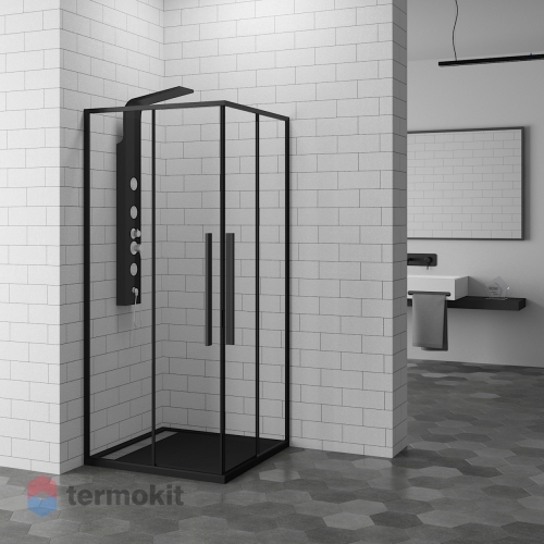 Душевой уголок RGW Stilvoll SV-31B 80x80x195 32323188-14 черный