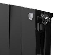 Радиатор Royal Thermo PianoForte 200 \ 12 секций \ биметаллический с боковым подключением черный