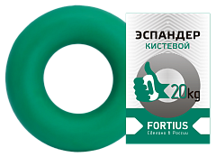 Эспандер-кольцо Fortius H180701-20MG, 20 кг, зеленый