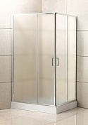 Душевой уголок BelBagno UNO-195 1950х900х700 Хром (узорчатое стекло) UNO-195-AH-2-90/70-P-Cr