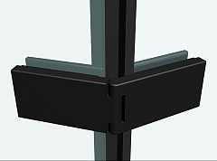 Душевой уголок ABBER Ewiges Wasser 1950x800x800 черный AG05080B