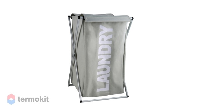 Корзина для белья Fixsen LOFT STYLE складная серый FX-1023