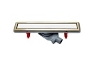 Душевой лоток Pestan Confluo Premium Gold White Glass Line 13100090