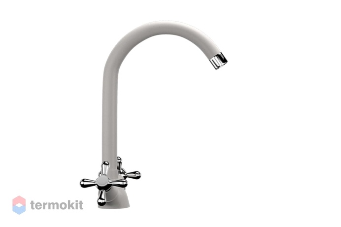 Смеситель для кухни Ulgran Classic белый U-012-331