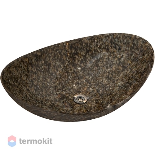Раковина Stella Polar Орион 57 коричневый камень SP-00001134