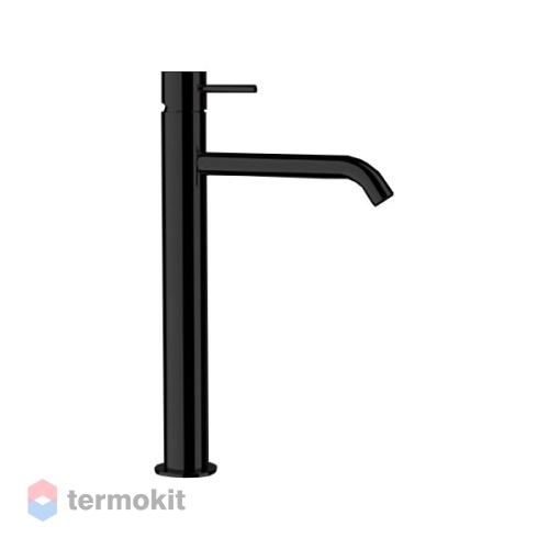 Смеситель для раковины высокий Remer X Style черный брашированный хром X11LXLCFP
