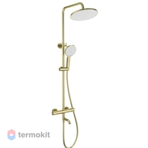 Душевая система с термостатом WONZON & WOGHAND Золото WW-B3065-T1-BG