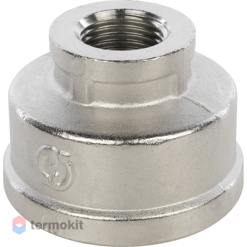 STOUT Муфта переходная ВВ 1 1/2" x 3/4" никелированная