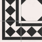 Керамическая плитка Realonda Oxford Negro Esquina 33х33