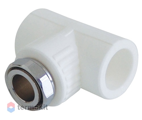 Kalde Тройник комбинированный с наружной гайкой 20х1/2"