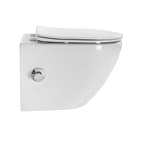 Унитаз подвесной BelBagno UNO с сиденьем микролифт BB3105CHR-BS/SC