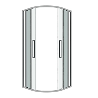 Душевой уголок Grossman Cosmo 1950x1000x1000 хром 301.K33.02.1010.10.00