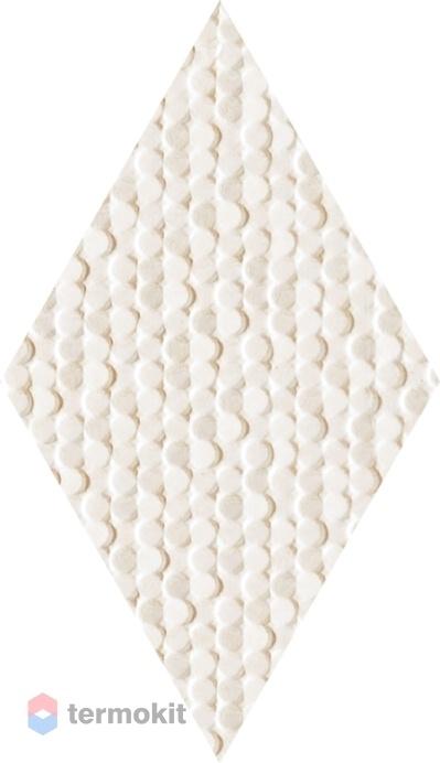 Керамическая плитка Tubadzin Coralle W-diamond ivory настенная 9,6x11,2