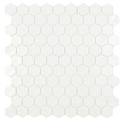 Мозаика Стеклянная Vidrepur Antislip Hex №100 Antid. (на сетке) 30,7x31,7