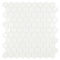 Мозаика Стеклянная Vidrepur Antislip Hex №100 Antid. (на сетке) 30,7x31,7