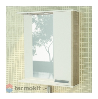 Зеркальный шкаф Comforty Тулуза-75 подвесной сосна лоредо 00003121662