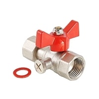 Valtec Кран шаровой для подключения манометра 1/2&quot; x 1/2&quot;