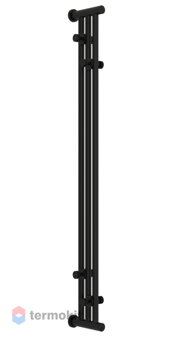 Водяной полотенцесушитель Сунержа Хорда 1200x195 матовый черный арт. 31-0124-1200