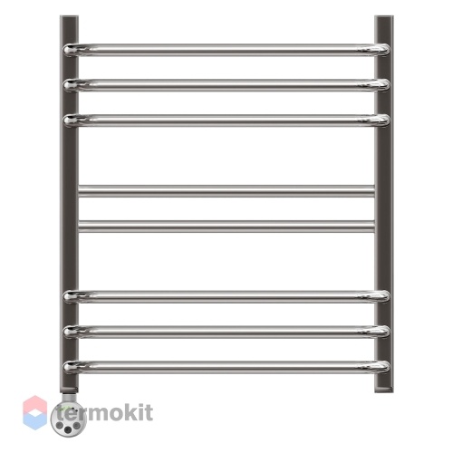 Полотенцесушитель электрический Point Серии Омега П8 500x600 левый/правый, хром PN90156SE