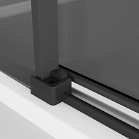 Душевой уголок Niagara Nova 1950x800x800 (тонированное стекло) черный матовый NG-2828-34BLACK