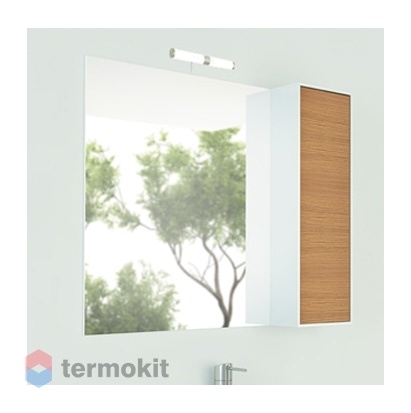 Зеркальный шкаф Comforty Сухуми-90 подвесной кофе полоска 00004134841