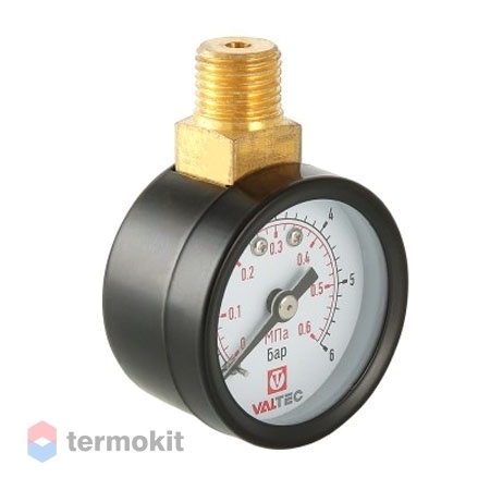 Valtec Манометр 1/4" для редуктора с верхним подключением 0 - 6 bar