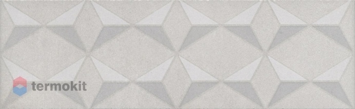 Керамическая плитка Kerama Marazzi Корредо HGD/A584/6437 Бордюр серый светлый матовый 25x7,7x8