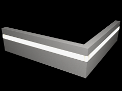 Плинтус EvroWood PN 021 LED для подсветки