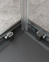 Душевой уголок Cezares Molveno 1950x1200x1200 оружейная сталь MOLVENO-A-22-90+30-C-GM-IV