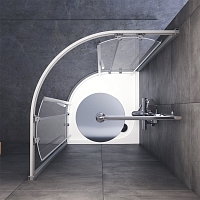 Душевой уголок AM.PM Gem 90x90x190 W90G-401-090WT