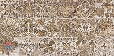 Керамическая плитка Ceramica Classic Bona If Декор тёмно-бежевый 08-05-11-1344-6 20х40