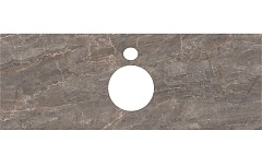 Столешница для накладных раковин Kerama Marazzi PLAZA 120 Парнас пепельный лаппаированный PL1.VT280\120