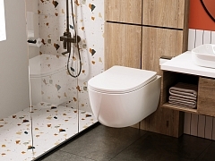 Унитаз подвесной ABBER Bequem с сиденьем микролифт AC1104