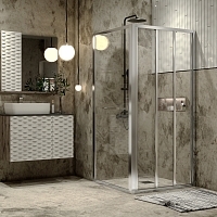 Душевой уголок Grossman Alba 1900x900x900 хром GR-9090Al1