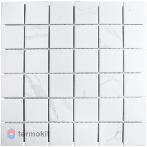 Керамическая Мозаика Starmosaic Carrara Matt (PMWB82223) 30,6х30,6х6 (4,8x4,8)
