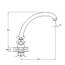 Смеситель для кухни Solone KOA4-A722