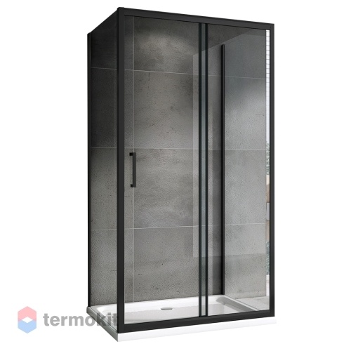 Душевой уголок ABBER Schwarzer Diamant 1950x1500x1000 черный AG30150B-S100B-S100B