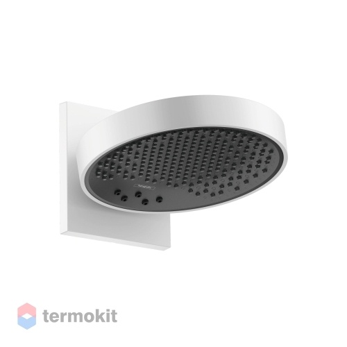 Верхний душ Hansgrohe Rainfinity 3jet EcoSmart 25х25 белый матовый 26233700