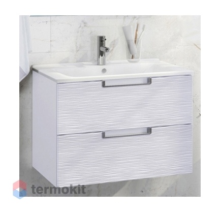 Тумба с раковиной Comforty Генуя-75 подвесная белый 00004143493