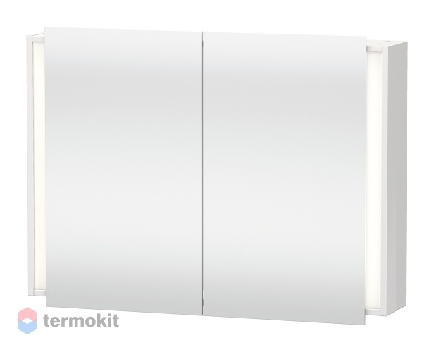Зеркальный шкаф Duravit Ketho 100 с подсветкой белый глянец KT753202222