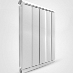 Дизайн-радиаторы алюминиевые Silver 800 с боковым подключением цвет белый RAL 9016