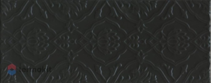 Керамическая плитка Kerama Marazzi Альвао 7230 структура черный матовый 20х50