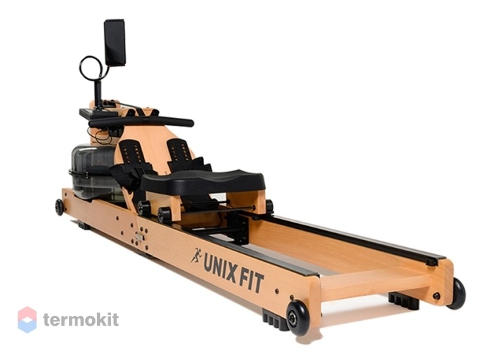 Гребной тренажер UNIXFIT Wood Rower Light