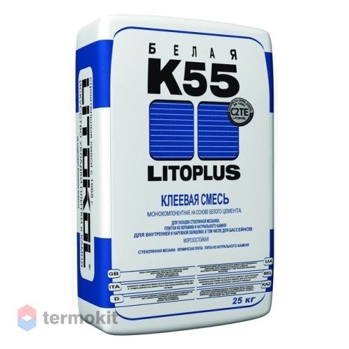 Клей Litokol Litoplus K55 белый 25кг
